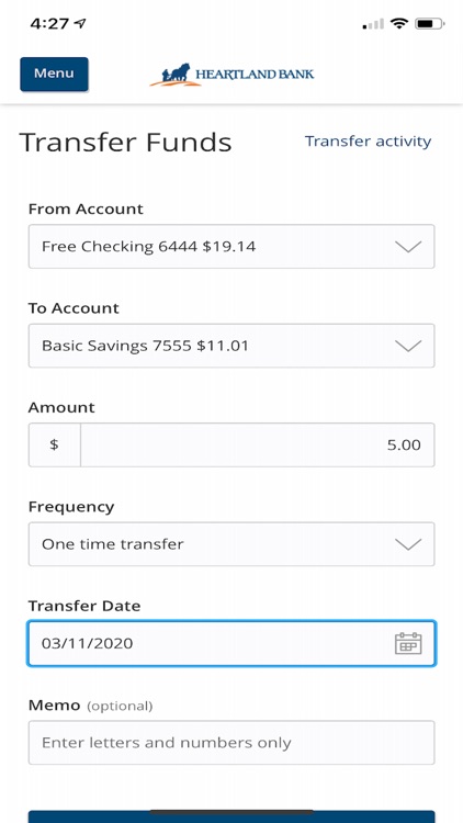 Heartland Bank Ohio Mobile screenshot-5