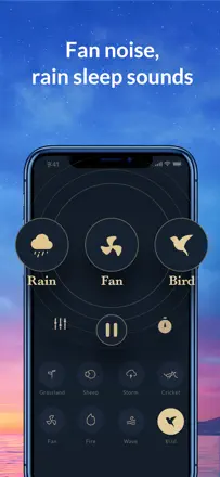 Sleep Sounds White Noise, Rainのスクリーンショット（3/9）