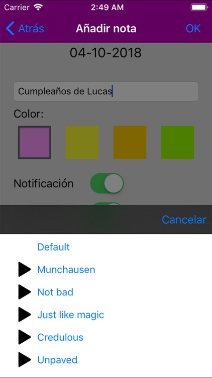 Calendario 2019 Ecuador