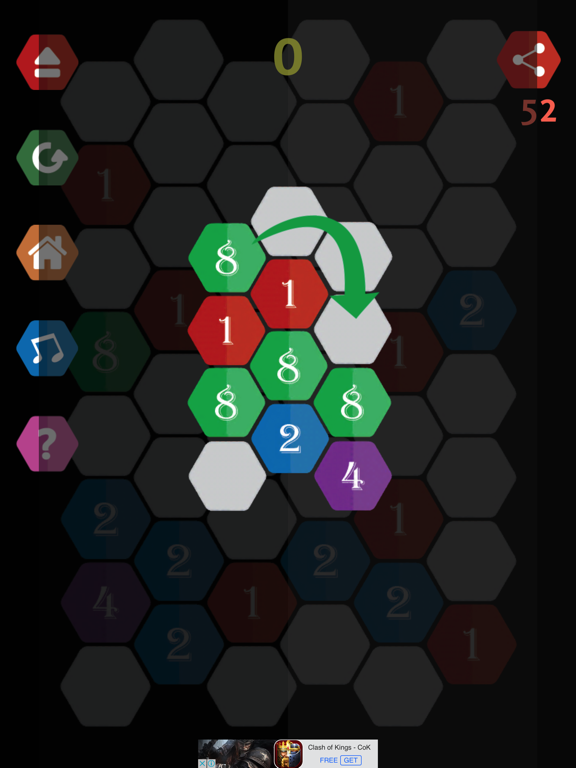 Screenshot #5 pour Connect Cells - Hexa Puzzle