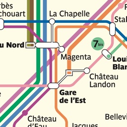 Paris Metro Map + Bus & RER