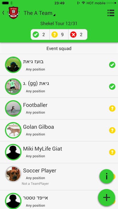 TeamPlayer Screenshot