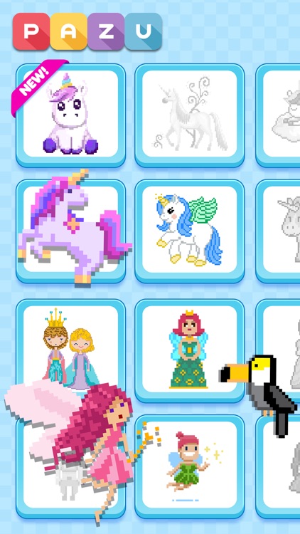 Pixel art coloring for kids screenshot-3