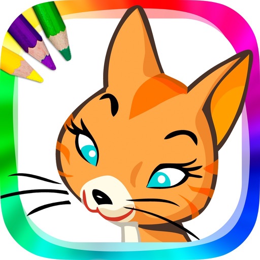 Coloring cats and kittens