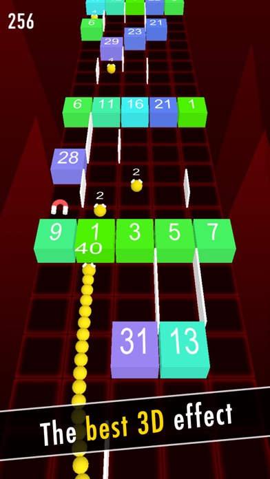 Balls Snake-Hit Up Number Cube screenshot 1