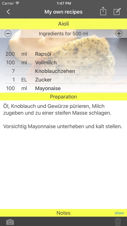Own recipes screenshot-4