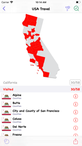 USA Travel: I've Been in US screenshot