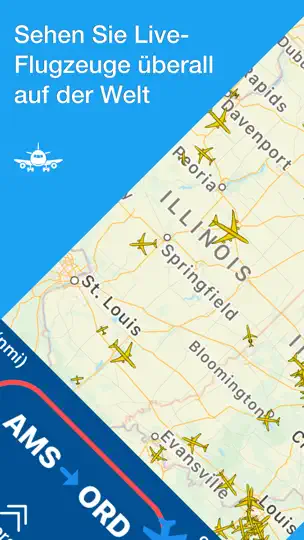 Screenshot von SkyTrack | Flugradar Fly Radar auf dem iPhone 1