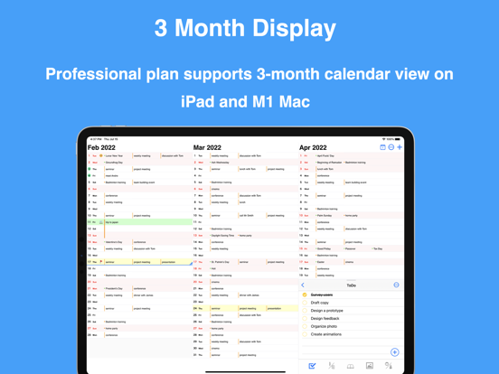 Screenshot #4 pour Vertical Planner:Calendar,Todo
