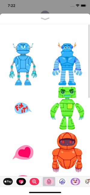 Colorful Robots Stickers(圖2)-速報App