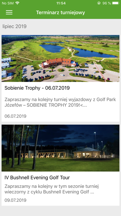 Golf Park Józefów Screenshot