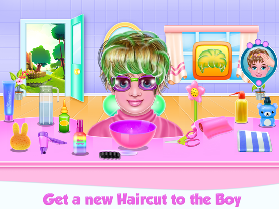 Baby Girl and Boy Braided Hair iPad screenshot