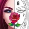Art Coloring - Coloring Book & Color By Number is an art drawing game to color modern artwork with coloring by numbers