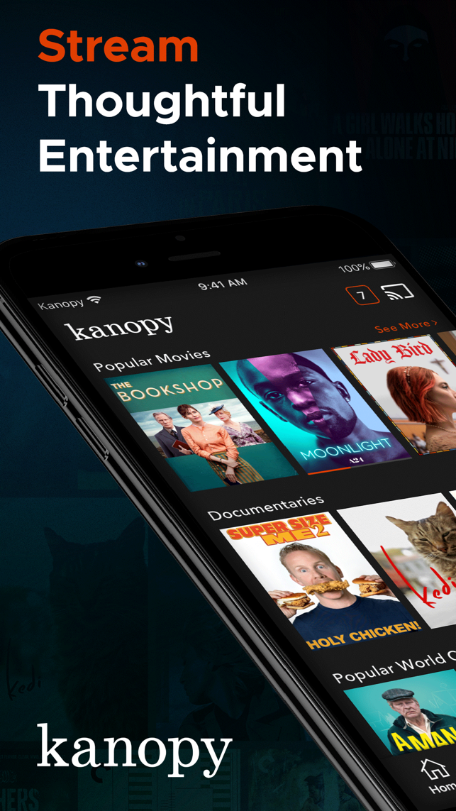 Kanopy app screenshot