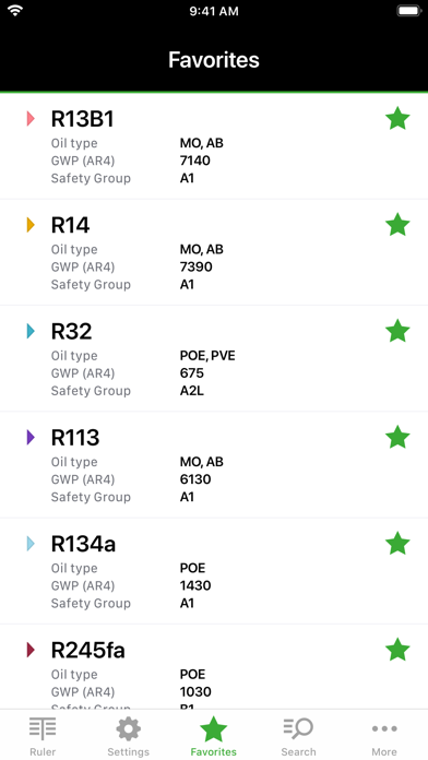 Screenshot #3 pour BITZER REFRIGERANT RULER