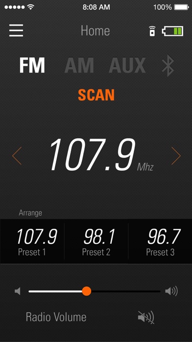 RIDGID Radio Screenshot