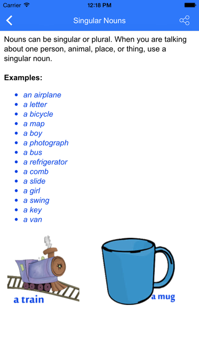 Screenshot #3 pour Kids English Grammar