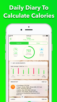 Ceres Calorie Counter Diet screenshot 1
