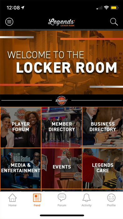 NBRPA Legends Locker Room Screenshot