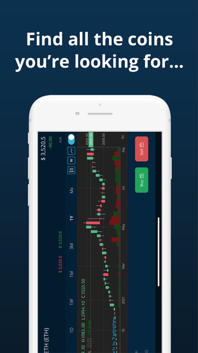 HODL Real-Time Crypto Tracker Screenshot