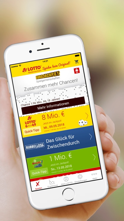 Eurojackpot und LOTTO spielen screenshot-0