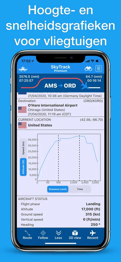 SkyTrack | Flight Radar Vlucht