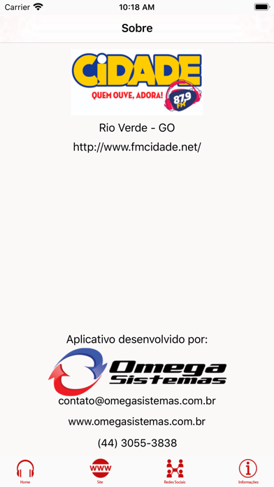 Cidade FM - Rio Verde Screenshot