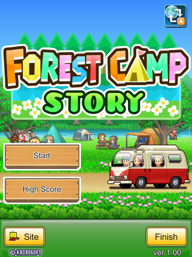 Captura de pantalla de la historia de Forest Camp