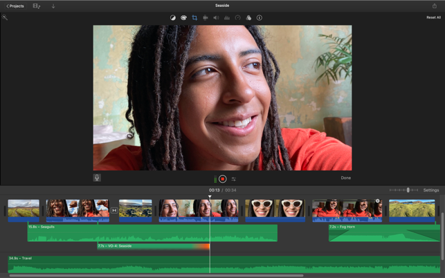 iMovie Screenshot
