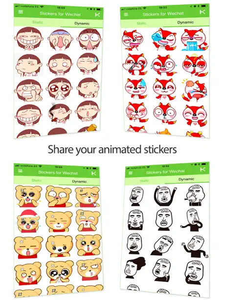 Stickers for WeChat