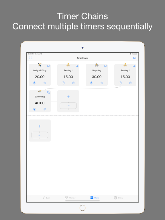 1Timer - Voice Timer iPad screenshot 5 - Utilities app