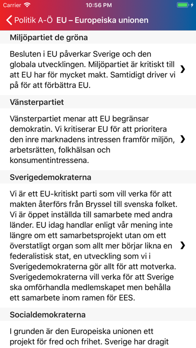 Politik A-Ö screenshot 3