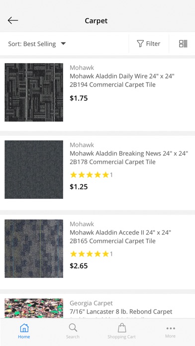 Georgia Carpet Contractors Screenshot