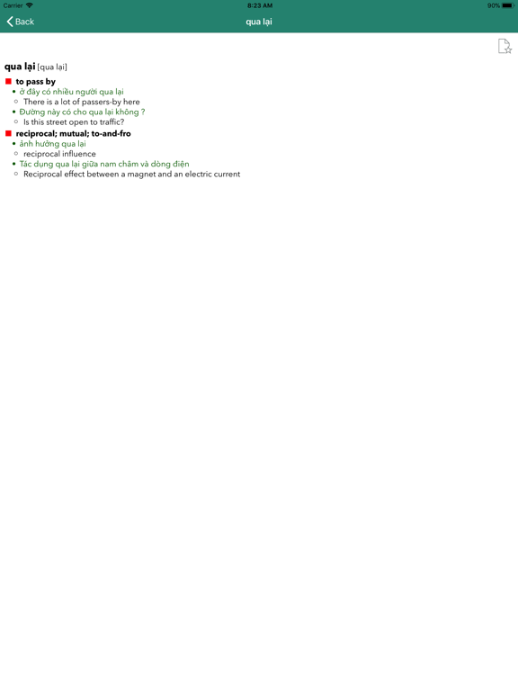 ENVIDICT - Từ điển Anh Việt iPad screenshot 4 - Reference app