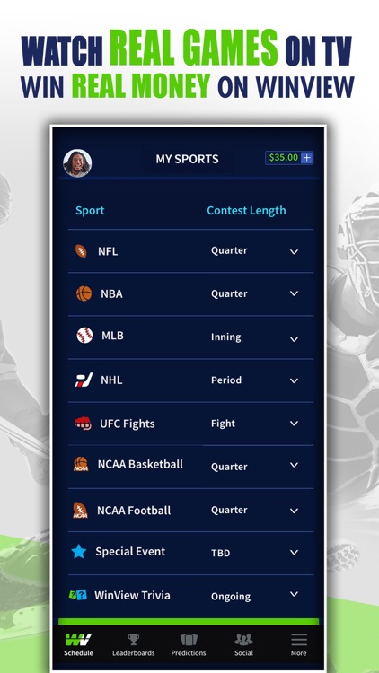 WinView: Watch • Predict • Win