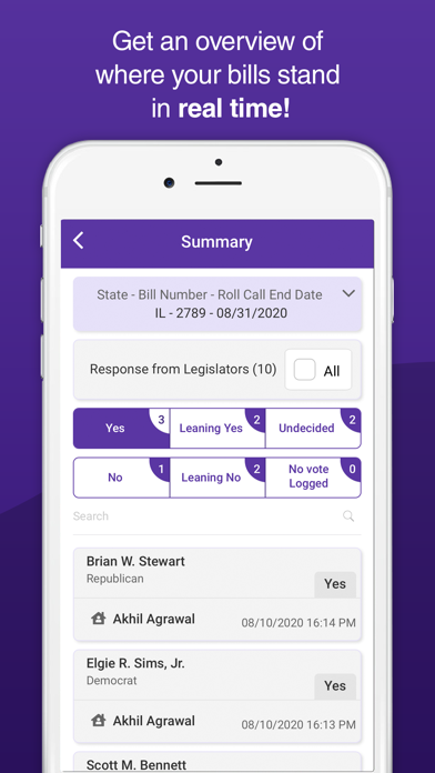 eRollCall Screenshot