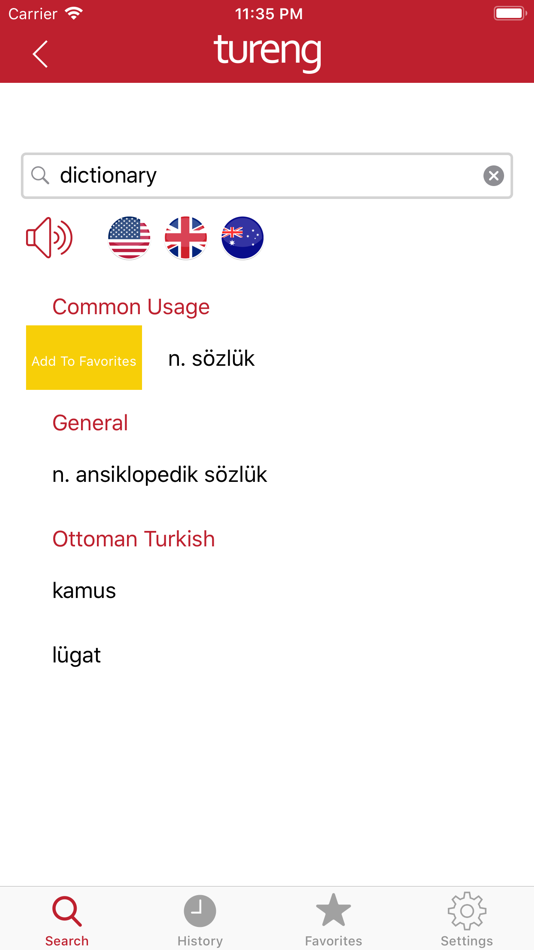 #3. Tureng Dictionary (iOS) 来自: OZGUR SUYEL