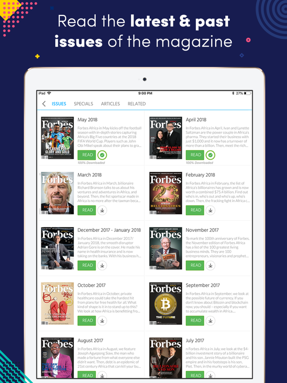 Screenshot #1 for Forbes Africa