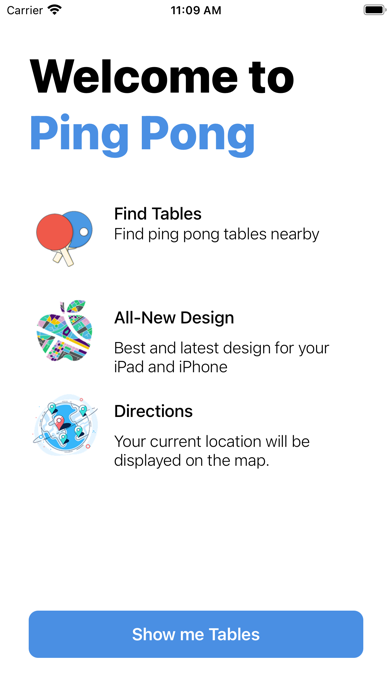 Ping Pong - Map Table Finder Screenshot