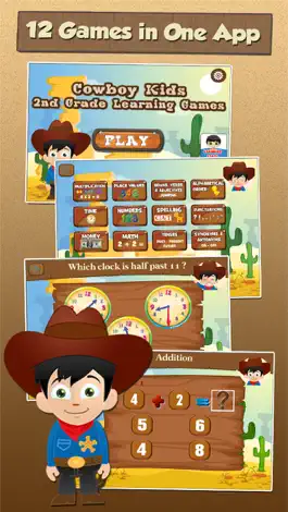 Game screenshot Cowboy Kid Games for 2nd Grade mod apk