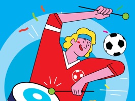 Football fever stickers for iMessage