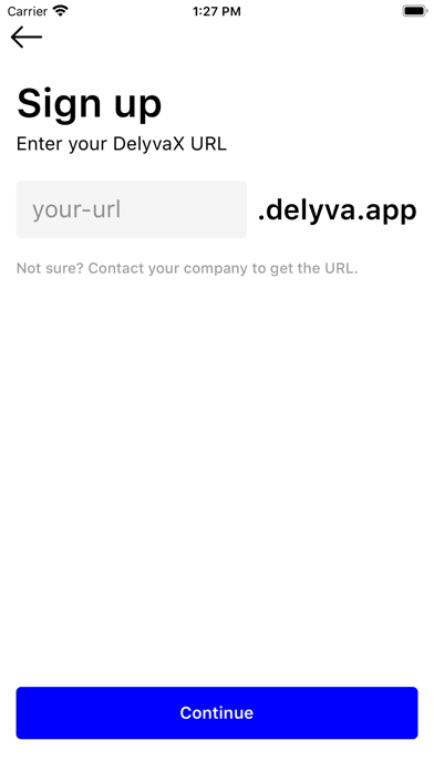DelyvaX Consumer App Screenshot