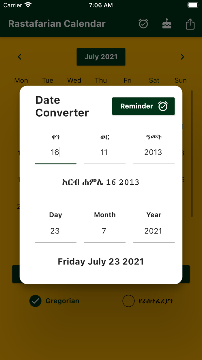 Rastafarian Calendar 2023