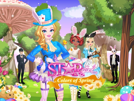 Star Girl: Colors of Spring iPad screenshot 1 - Games app