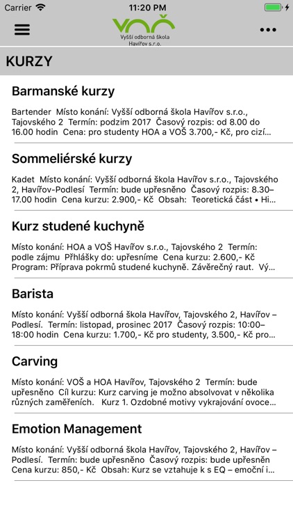 VOS Havířov screenshot-4