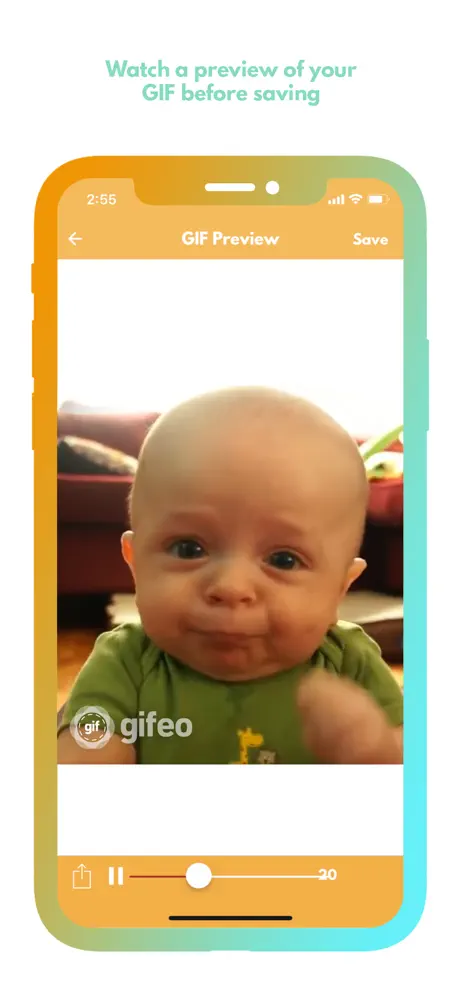 Gifeo: Skapa GIF från video.