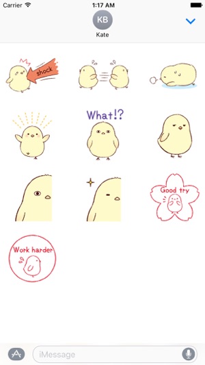 Cute Chicks And Mother Sticker(圖3)-速報App