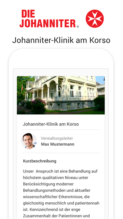 Johanniter-Rehabilitation Screenshot