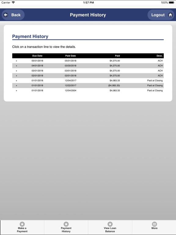App screenshot