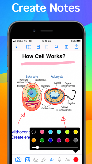 NoteTaker, Note taking app Screenshot